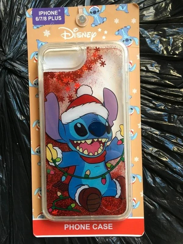 Coque de portable disney stitch iphone 6/7/8 plus - neuf